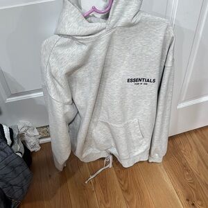 Essentials Gray Hoodie for Men